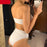 High Waist Bikinis Swimsuits Swimwear Women Black Strapless High Cut Bathing Suit Women  Beachwear Women's Scoop Neck Cut Out Front Lace Up Back High Cut One Piece Swimsuit