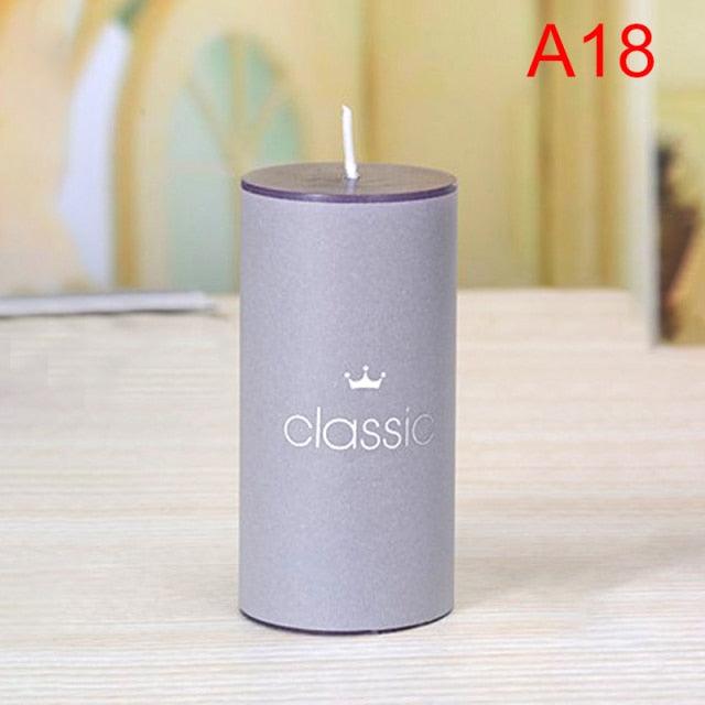 Hot Sale Scented Candle Candles For Home Scented 100 Hour Long Lasting Aromatherapy Candle Highly Scented & Soy Jar Candle Gift Lavender Classic Cylindrical Birthday Romantic Small Candle Wedding Western Food Candlestick Column Wax