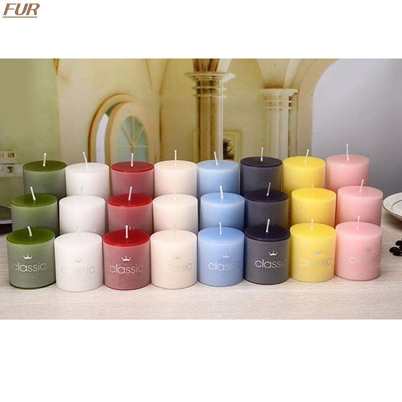 Hot Sale Scented Candle Candles For Home Scented 100 Hour Long Lasting Aromatherapy Candle Highly Scented & Soy Jar Candle Gift Lavender Classic Cylindrical Birthday Romantic Small Candle Wedding Western Food Candlestick Column Wax