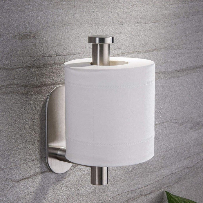 Household Toilet Roll Holder Self Adhesive Toilet Paper Holder For Bathroom Stick On Wall Stainless Steel Toilet Paper  Racks Toilet Paper Holder Self Adhesive Bathroom Paper Towel Roll Holder Wall Mount