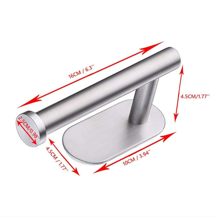 Household Toilet Roll Holder Self Adhesive Toilet Paper Holder For Bathroom Stick On Wall Stainless Steel Toilet Paper  Racks Toilet Paper Holder Self Adhesive Bathroom Paper Towel Roll Holder Wall Mount