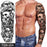 Large Black Temporary Tattoo Waterproof Luxury Big Tattoo For Body Arm Legs Modern Design - STEVVEX Beauty - 103, 3D Tattoo, Animal Tattoo, Arm Tattoo, Beauty, Big Tattoo, Black Tattoos, Body Tattoo, Extra Large Tattoo, Fashion Tattoo, Gladiator Tattoo, Large Black Tattoo, Large Tattoo, Leg Tattoo, Lion Tattoo, Luxury Tattoo, Men Tattoo, Mens Tattoo, Modern Tatoos, Modern Tattoo, Stylish Tattoo, Tattoo, Waterproof Tattoo - Stevvex.com