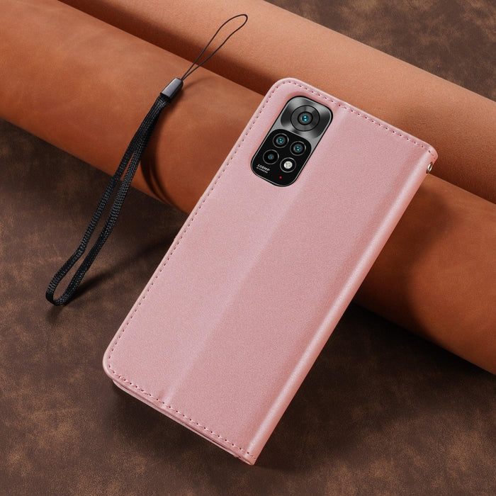 Leather Flip Wallet Case For Xiaomi Redmi Note 11 10 9 8 7 6 5 Pro 4X 8T 9T 9A 9C 6A 8A 7A POCO M3 X3 NFC Mi 10 11 Protect Cover Premium Faux Leather Wallet Case Flip Cover For Redmi