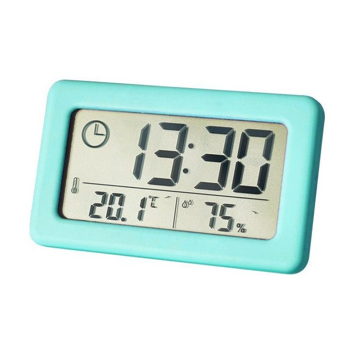 LED Digital Clock Digital Alarm Clock Battery Operated Small Desk Clocks with Smart Night Light Date Indoor Temperature LCD Electronic Clock for Bedroom  Electronic Digital Screen Desktop Clock for Home Office Backlight Snooze Desk Clocks