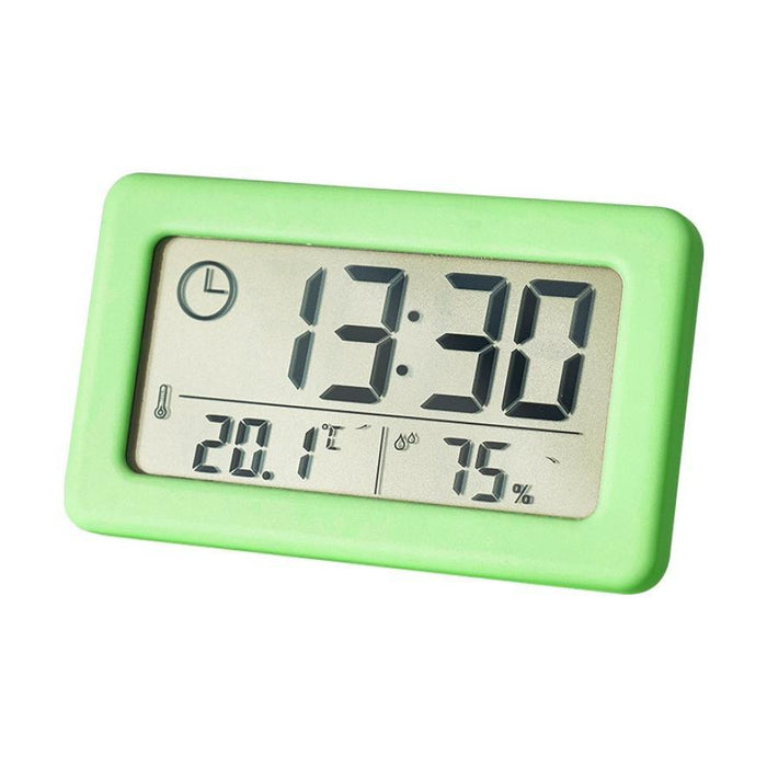 LED Digital Clock Digital Alarm Clock Battery Operated Small Desk Clocks with Smart Night Light Date Indoor Temperature LCD Electronic Clock for Bedroom  Electronic Digital Screen Desktop Clock for Home Office Backlight Snooze Desk Clocks