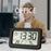 LED Digital Clock Digital Alarm Clock Battery Operated Small Desk Clocks with Smart Night Light Date Indoor Temperature LCD Electronic Clock for Bedroom  Electronic Digital Screen Desktop Clock for Home Office Backlight Snooze Desk Clocks