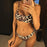 Leopard Bikini Women Swimwear Female Swimsuit Two-piece Bikini Set Comfortable Bathing Suit Swim Lady High Waist Bikini Set For Women Athletic Two Piece Soft Swimsuit Sporty Scoop Neck Bathing Suit