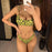 Leopard Bikini Women Swimwear Female Swimsuit Women Two Pieces Scalloped Bikini Set Swimsuits  Bathing Suit Two-pieces Bikini Set Bather Bathing Suit