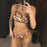 Leopard Bikini Women Swimwear Female Swimsuit Women Two Pieces Scalloped Bikini Set Swimsuits  Bathing Suit Two-pieces Bikini Set Bather Bathing Suit