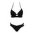 Leopard Bikinis Women Summer Swimsuit Strapless Bandage Bathing Suits Women's Halter Triangle Bikini Bottom Soft Two Piece Swimsuits Low Waist Push Up Bikini Set Swimwear