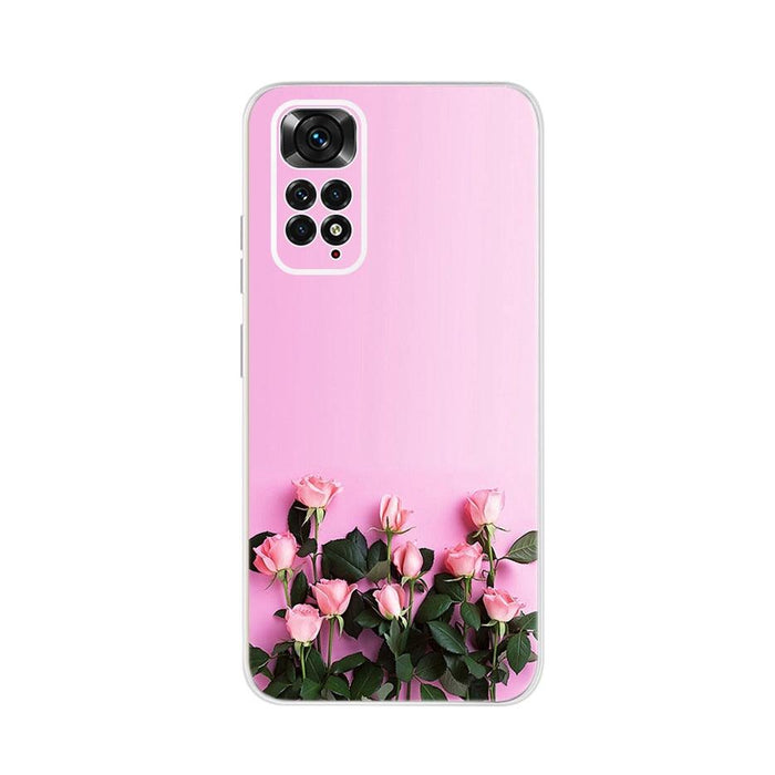 Light Luminous Case for Redmi Case Phone Cover in Soft and Hard PC Shockproof Anti-Scratch Case For Xiaomi Redmi Note 11 Case Redmi Note 11S Cover Luxury Cat Butterfly Soft Silicone Full Bumper For Xiaomi Redmi Note11 S Case