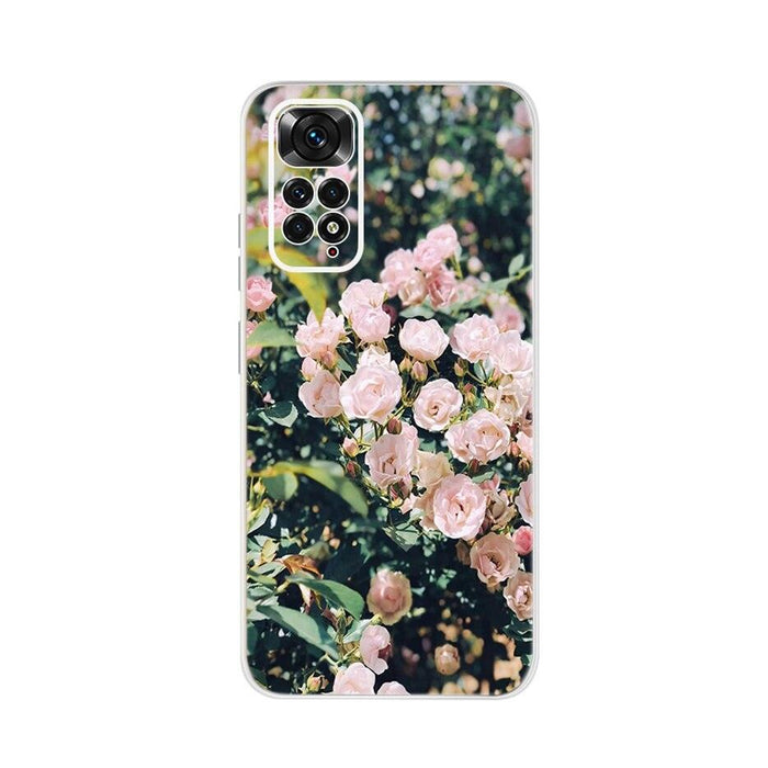 Light Luminous Case for Redmi Case Phone Cover in Soft and Hard PC Shockproof Anti-Scratch Case For Xiaomi Redmi Note 11 Case Redmi Note 11S Cover Luxury Cat Butterfly Soft Silicone Full Bumper For Xiaomi Redmi Note11 S Case