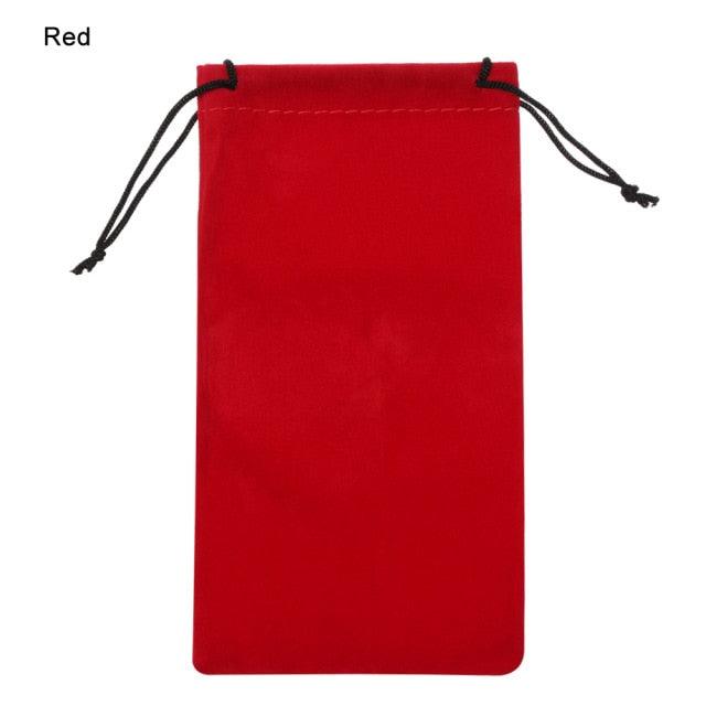 Lightweight Simple Sunglasses Bag Drawstring Pouch Glasses Case Soft Eyeglasses Pocket Spectacles Cloth Bag Eyewear Eyeglasses Storage Pouch Eyewear Carrying Case Pouch Sunglasses Storage Bag