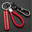 Lock Key Ring Auto Vehicle Key Chain Heavy Duty Car Keychain Anti-Lost Car Keychain with Phone Number Car Keyring Phone Number Plate Lock Key Ring  Anti-Lost Car Key Pendant Split Rings Keychain Phone Number Card Keyring Auto Vehicle Key Chain