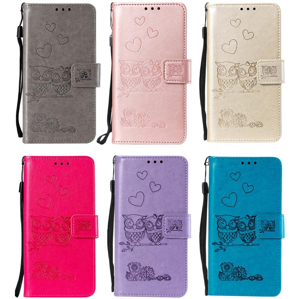 Love Couple Leather Case For iPhone 12 11 Pro  mini Phone Flip Wallet Soft Cover Shockproof Floral Cute Modern Leather Wallet Phone Case For iPhone