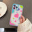 Love Heart Phone Case for iPhone 11 12 13 Mini Pro Max 14 Pro Max Cute Love Heart Pattern Clear Phone Case for Women Girls Fashion Shockproof Bumper Protective Soft Case