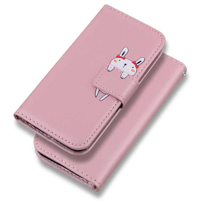 Lovely Flip Leather Phone Case For Xiaomi POCO X3 NFC Redmi Note 9 9S 9A 9C 7 8 8T 7A 8A M3 10 9T Pro Card Holder Cover Magnetic Clasp Cute Pattern Premium Leather Protective Case for Redmi