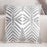 Luxury Embroidered Pink Pillow Cover Elegant Cushions Cover For Sofa Flower Geometric Cotton Pillow Case Throw Pillow Covers Modern Geometric Pillowcase Throw Cushion Cover for Bed Couch Sofa Office Decor 45*45