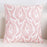 Luxury Embroidered Pink Pillow Cover Elegant Cushions Cover For Sofa Flower Geometric Cotton Pillow Case Throw Pillow Covers Modern Geometric Pillowcase Throw Cushion Cover for Bed Couch Sofa Office Decor 45*45