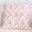 Luxury Embroidered Pink Pillow Cover Elegant Cushions Cover For Sofa Flower Geometric Cotton Pillow Case Throw Pillow Covers Modern Geometric Pillowcase Throw Cushion Cover for Bed Couch Sofa Office Decor 45*45