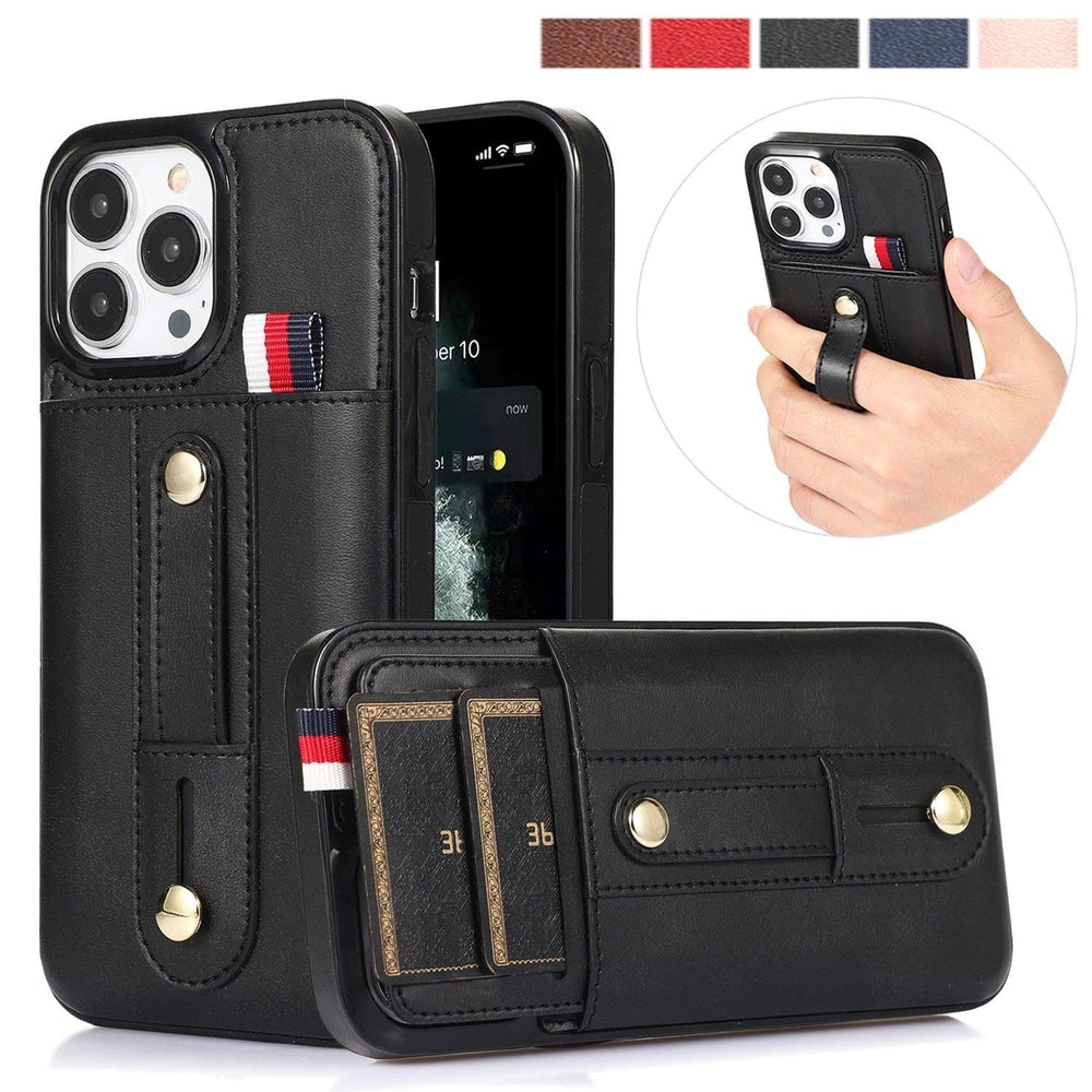 Luxury Leather Phone Case For iPhone 14 13 12 Mini 11 Pro X XS Max XR Business Elegant Men Wallet Card Slot Cover Wallet Case With Card Holder PU Leather iPhone Case