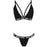 Luxury Summer Swimwear Solid Lingerie Underwear Set Women Letter Solid Patchwork Bikini Set Classic Design Underwear G-String Set Women's Bikini Triangle Solid Two Piece Bathing Suit