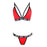 Luxury Summer Swimwear Solid Lingerie Underwear Set Women Letter Solid Patchwork Bikini Set Classic Design Underwear G-String Set Women's Bikini Triangle Solid Two Piece Bathing Suit