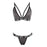 Luxury Summer Swimwear Solid Lingerie Underwear Set Women Letter Solid Patchwork Bikini Set Classic Design Underwear G-String Set Women's Bikini Triangle Solid Two Piece Bathing Suit