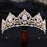 Luxury Zircon Bridal Tiaras Wedding Crown Rhinestone Headband Bridesmaid Hairband Hair Accessories Pearls Jewelry Bride Bride Princess Crowns Tiaras And Crowns For Tiaras For Girls Fairy Crown