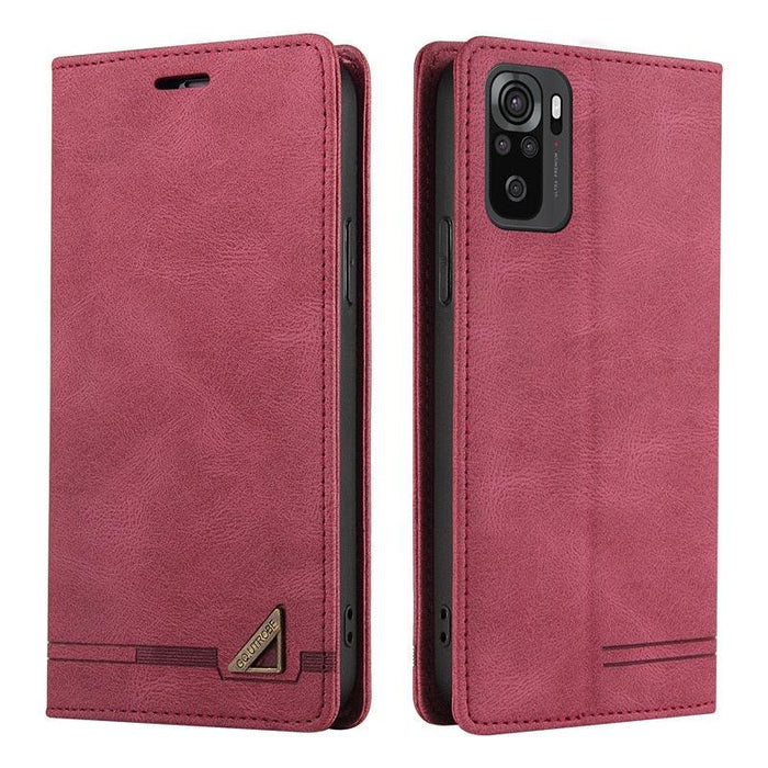 Magnetic Flip Leather Case For Redmi Note 10 10s 9 pro max 9T 9A 9C 8A K40 pro Wallet Cover For Xiaomi 10T Lite Poco X3nfc M3 F3  Redmi Note 11 Pro Wallet case with Card Holder Kickstand Magnetic Premium PU Leather