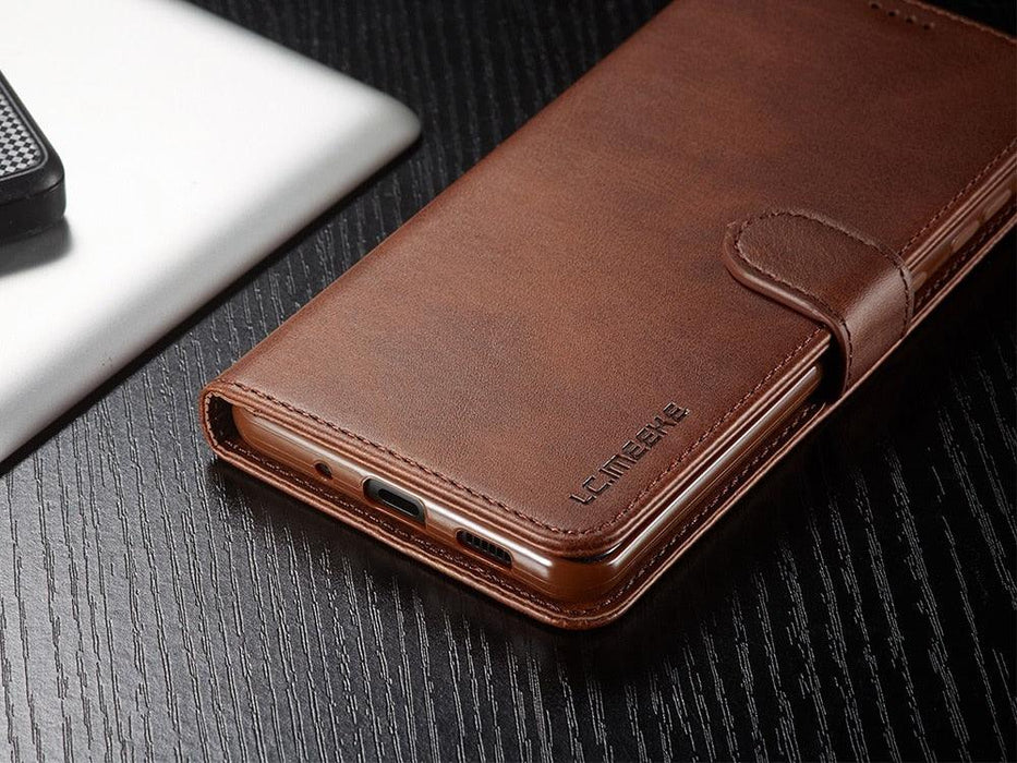 Magnetic PU Leather Wallet-Style Phone Case Fashion Flip Case with Card Slot Leather Case for Xiaomi 12T 11T Poco X4 GT X3 M3 M4 Pro NFC F4 F3 Flip Cover Mi 11 Lite 10T Redmi 9C Note 11S 10S 9S 9T 9A 8T 7