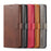 Magnetic PU Leather Wallet-Style Phone Case Fashion Flip Case with Card Slot Leather Case for Xiaomi 12T 11T Poco X4 GT X3 M3 M4 Pro NFC F4 F3 Flip Cover Mi 11 Lite 10T Redmi 9C Note 11S 10S 9S 9T 9A 8T 7