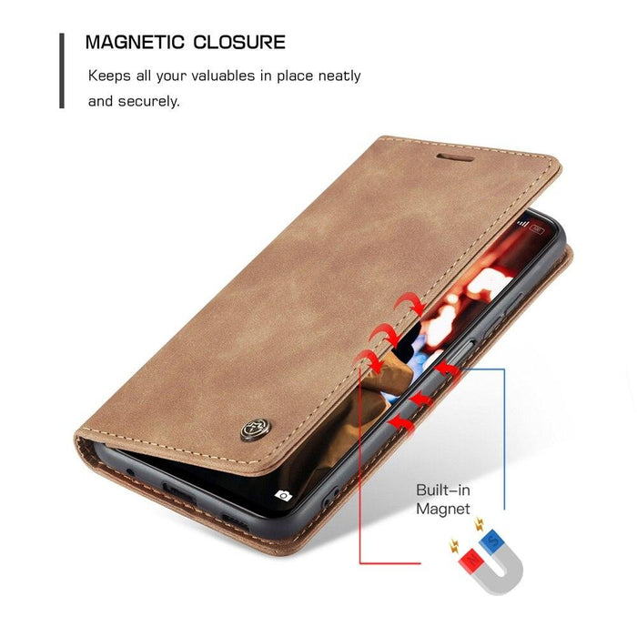 Matte Leather Case for Xiaomi Mi 9T CC9 10T 11T 12T Pro Lite 5G Redmi Note 8 9s 10 11 11S Pro Wallet Flip Cover Poco F3 M3 Pro  Women with Card Holder Kickstand Magnetic Leather Flip Case