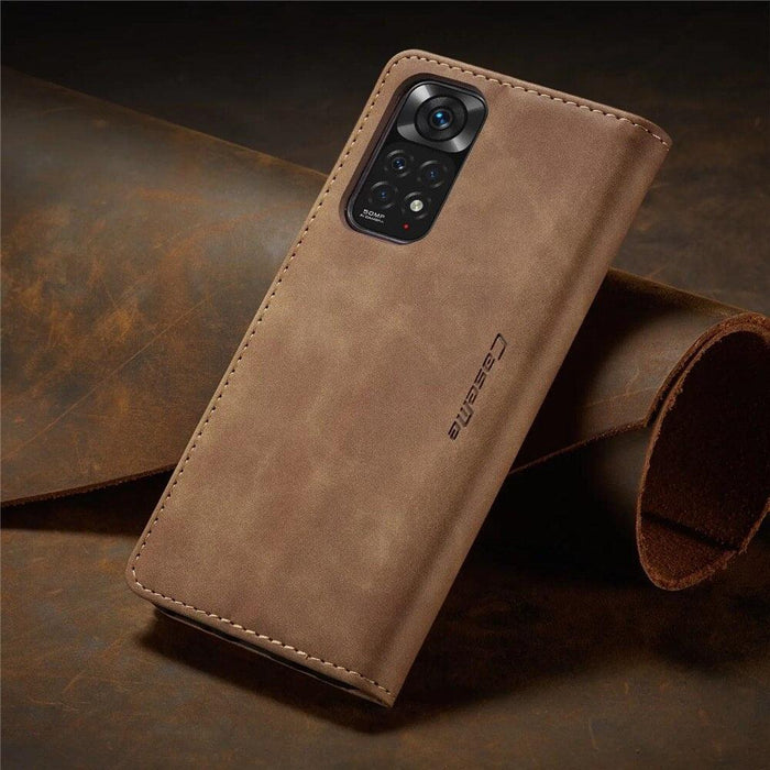 Matte Leather Case for Xiaomi Mi 9T CC9 10T 11T 12T Pro Lite 5G Redmi Note 8 9s 10 11 11S Pro Wallet Flip Cover Poco F3 M3 Pro  Women with Card Holder Kickstand Magnetic Leather Flip Case