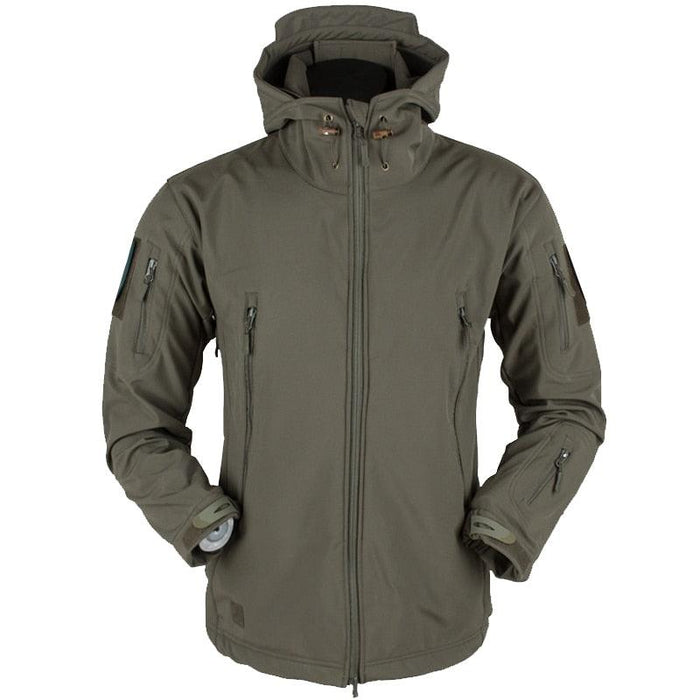 Men's Outdoor Soft Fleece Jacket Men's And Women's Jacket Unique Jackets For Men Windproof  Waterproof Breathable Jacket Thermal Hooded Tactical Jacket Outdoor Camouflage Fleece Hooded Coat