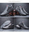 Mens Casual Winter Warm Ankle Boots Fashion Snow Boots Outdoor Footwear Black Sneakers Men's Leather Lined Warm Anti-slip Outdoor Work Shoes