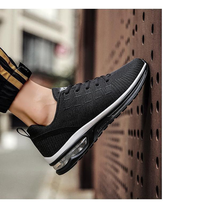 Mens Comfortables Breathable Fashion Casual Lightweight Running Air Cushion Wear-Resistant Gym Sneakers Jogging Walking Running Tennis Wokrout Sneakers