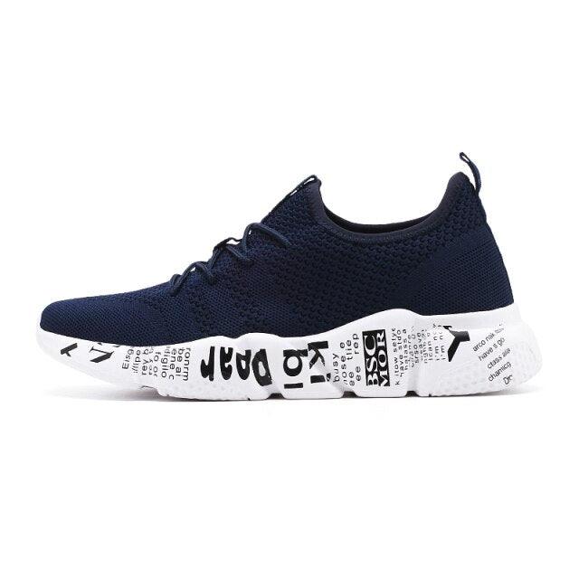 Mens Sport Sneakers Casual Fashion New Light Breathable Red Mesh High Quality Comfortable Running Shoes Men Casual Breathable Walking Sport Athletic Sneakers Gym Tennis Slip On Lightweight Mens Sneakers