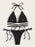 Micro Bikini Crisscross Swimwear Women's Two Piece Swimsuit Bathing Suit Bandage Woman Swimsuit Female Thong Bikinis Set 2 Piece Women Bathing Suit Beachwear