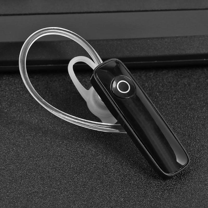 Mini Wireless Bluetooth Black Earphone Driving Handsfree Call Business Headset Improved Comfort Bluetooth Easy Pairing Headphone With Mic Long Distance Connection Earphone For All Smart Phones