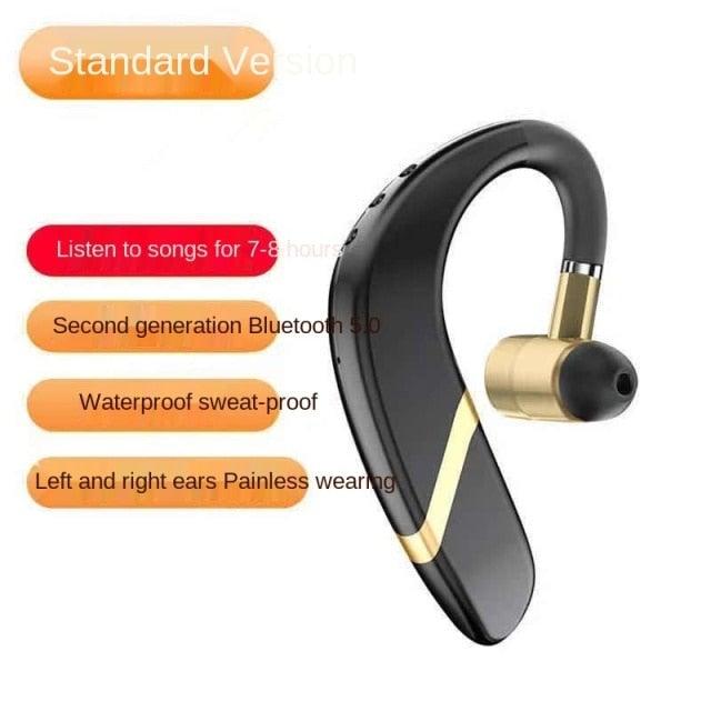 Mini Wireless Earbuds Bluetooth 5.0 In Ear Light-Weight Headphones Built-in Microphone Quality Sound Long Distance Wireless Bluetooth Earphone Ear Hook Business Single Headphone With Mic Handsfree Drive Call Sports Headset Earbud For Phones