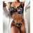 Modern Blue High Waist Bikini Push Up Swimwear Women Dragon Printed Bikini Set Retro Swimsuit Women's High Waist Bikini Swimsuits Twist Push Up Two Piece Bathing Suits Tummy Control Swimwear