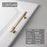 Modern Light Luxury Zinc Alloy Door Handle Cabinet Handle Drawer Handle Fashion Furniture Handle Hardware Cabinet Pulls Brushed Nickel Stainless Steel Kitchen Drawer Pulls Cabinet Handles