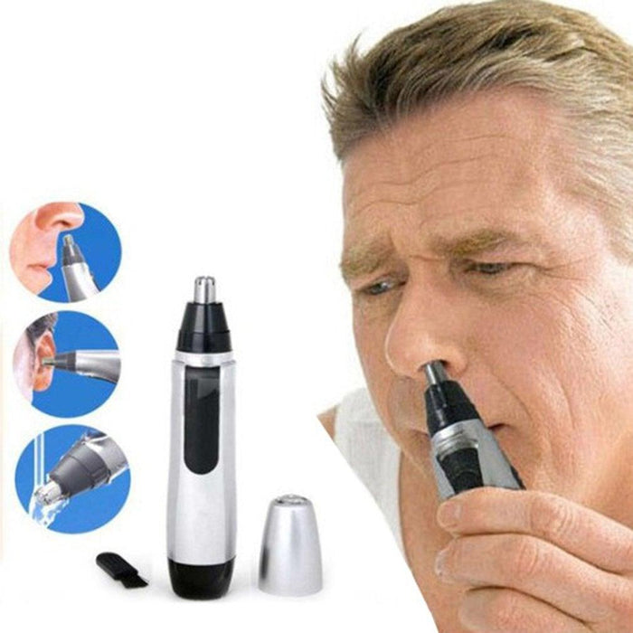 Modern Nose Hair Trimmer Nose Hair Cutter For Men Electric Shaving Tool Portable Men Accessories Waterproof Double-Edged Blade - STEVVEX Beauty - 101, 102, Beauty, Electric Nose Hair Trimmer, Electric Nose Trimmer, Electric Pro Trimmer, Electric Shaving Trimmer, Electric Trimmer, Elegant Trimmer, Fashion Trimmer, Fast Charge Trimmer, Luxury Mens Trimmer, Luxury Shaving Trimmer, Mens Nose Trimmer, Nose Hair Trimming, Nose Trimmer, Silver Trimmer, Trimmer, Womens Nose Trimmer - Stevvex.com