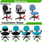 Modern Office Boss Chair Cover Spandex Computer Gamer Swivel Chair Covers Washable Armchair Slipcover For Net Bar Computer Stretch Chair Covers Spandex Office Computer Chair Cover Removable Washable Rotate Swivel Chair Protective Covers