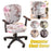 Modern Printing Elastic Stretch Office Chair Cover Computer Armchair Slipcover Protector Anti-dirty Rotating Chair Seat Case Computer Office Chair Covers - Protective & Stretchable Universal Chair Cover Stretch Rotating Chair Slipcover