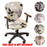 Modern Printing Elastic Stretch Office Chair Cover Computer Armchair Slipcover Protector Anti-dirty Rotating Chair Seat Case Computer Office Chair Covers - Protective & Stretchable Universal Chair Cover Stretch Rotating Chair Slipcover