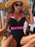 Modern Push Up Swimsuit Bikini Women's Push-up Bandage Bikini Swimsuits Swim Bottoms Women Swimwear Bathing Suit Padded Beach Swimming Suit Summer Fashion Suits