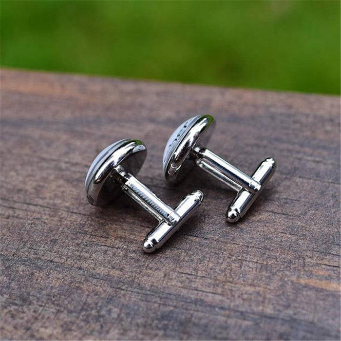 Modern Wave Cufflinks Quality Shirt Cufflinks For Men Fashion Jewelry Ocean Waves Men's Classic Cufflinks Business Wedding Shirt Cuff Links