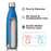 Neon Blue Water Bottle for Men Women & Kids Double Wall Stainless Steel Water Bottle Thermos Insulated Vacuum Flask Gym Sport Shaker Bottle Portable Thermoses Stylish Stainless Steel Bottle Keeps Water & Beverages All Day Hot Or Cold